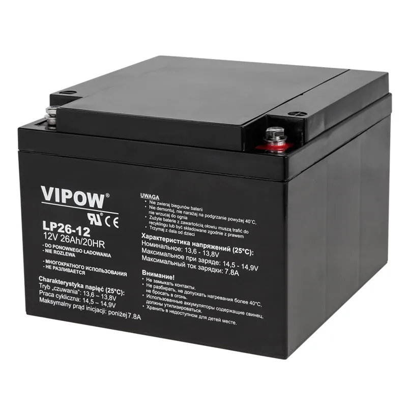 Acumulator Stationar Plumb Acid 12V 26AH Vipo