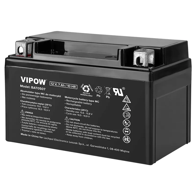 Acumulator 12V 7AH / 10HR Vipow