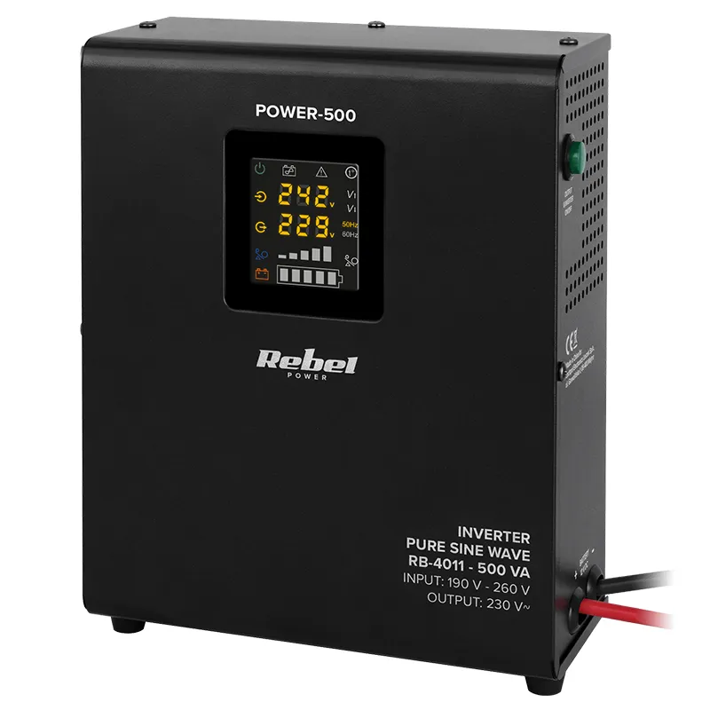 UPS Centrale Sinus Pur 500VA 300W 12V Rebel