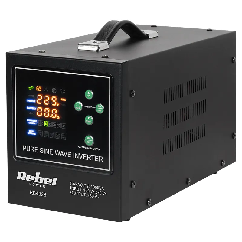UPS Centrale Termice Sinus Pur 1000VA 700W 12V Rebel