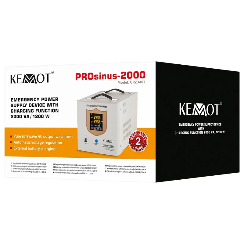 UPS Centrale Termice Sinus Pur 1200W 12V Kemot