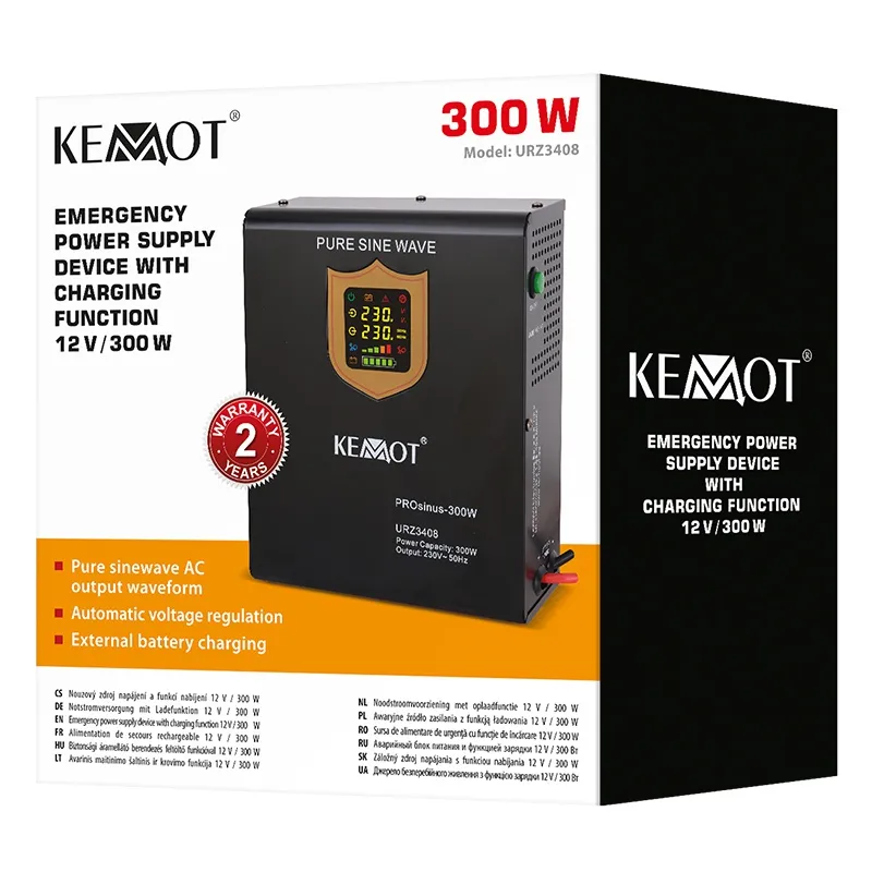 UPS Centrale Termice Sinus Pur 300W 12V Kemot