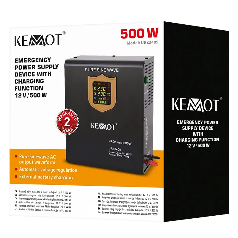 UPS Centrale Termice Sinus Pur 500W 12V Kemot