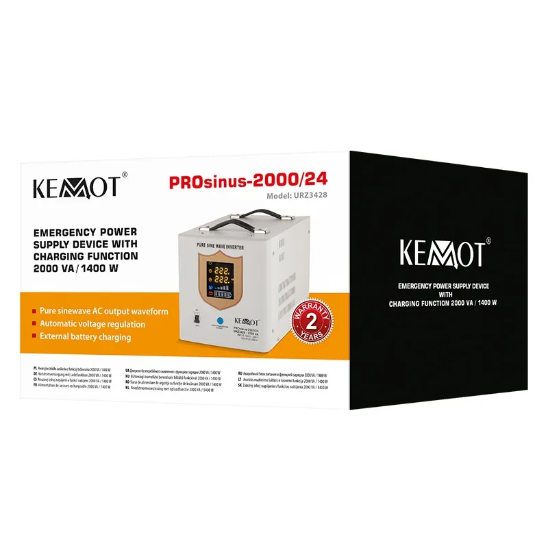 UPS Centrale Sinus Pur 2000VA 24V Kemot