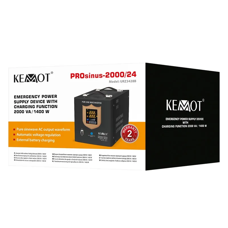 UPS Centrale Sinus Pur 2000VA 24V Kemot