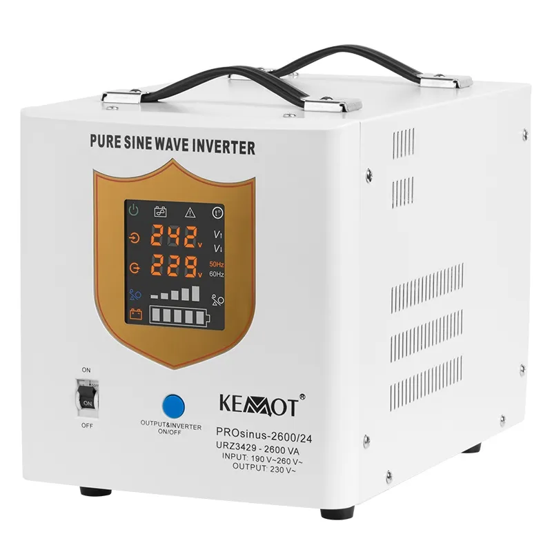 UPS Centrale Sinus Pur 2600VA 1800W 24V Kemot