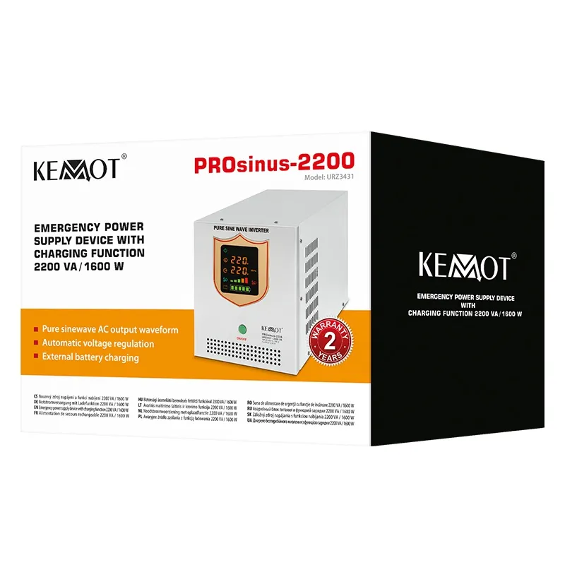 UPS Centrale Sinus Pur 2200VA 12V Kemot