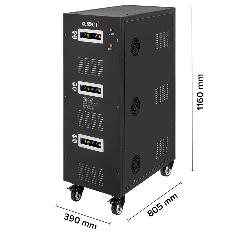 Stabilizator Servomotor Trifazat 100KVA Proavr-100K Kem