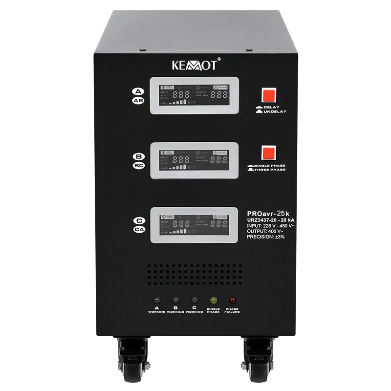 Stabilizator Servomotor Trifazat 25KVA Proavr-25K Kemot