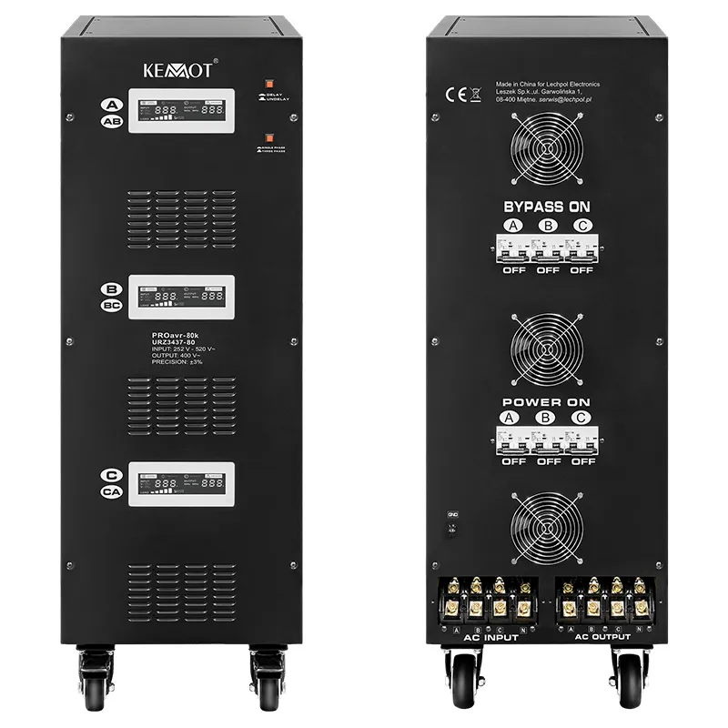 Stabilizator Servomotor Trifazat 80KVA Proavr-80K Kemot