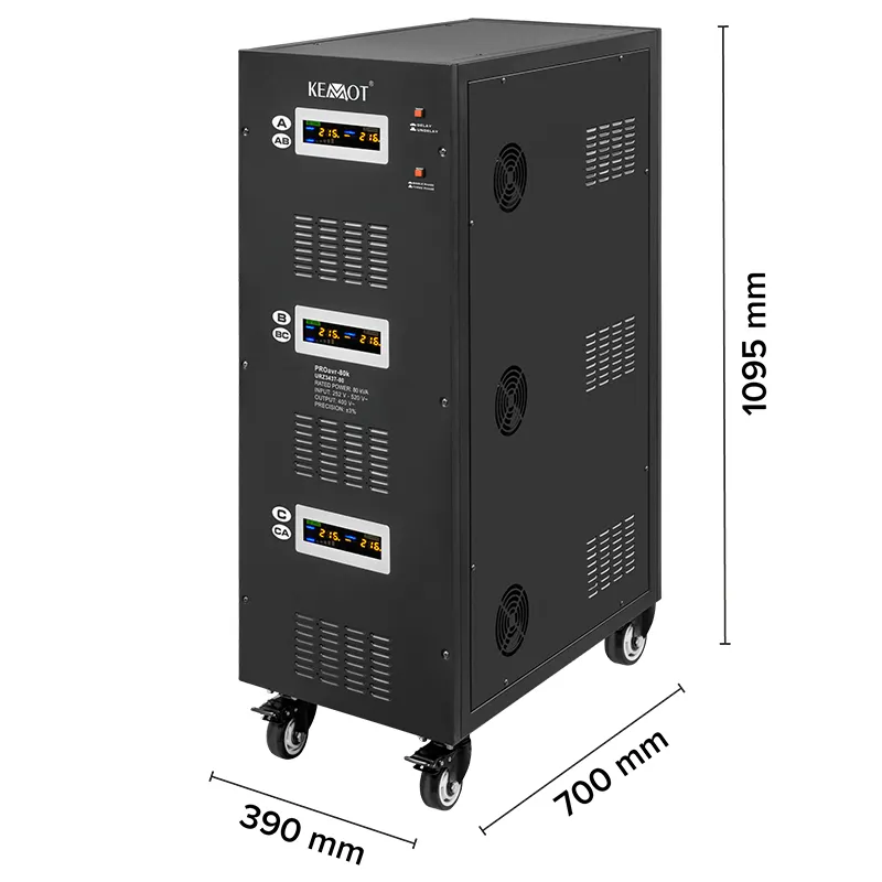 Stabilizator Servomotor Trifazat 80KVA Proavr-80K Kemot