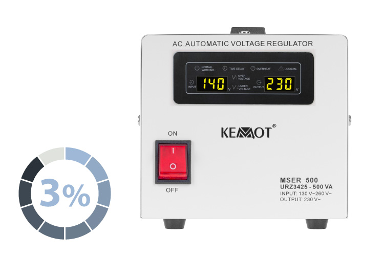 Stabilizator de tensiune cu servomotor Stabilizator de tensiune cu servomotor